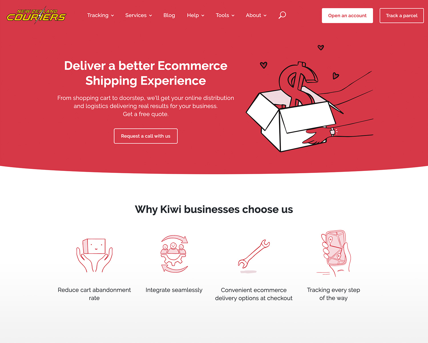 New Zealand Couriers Ecommerce